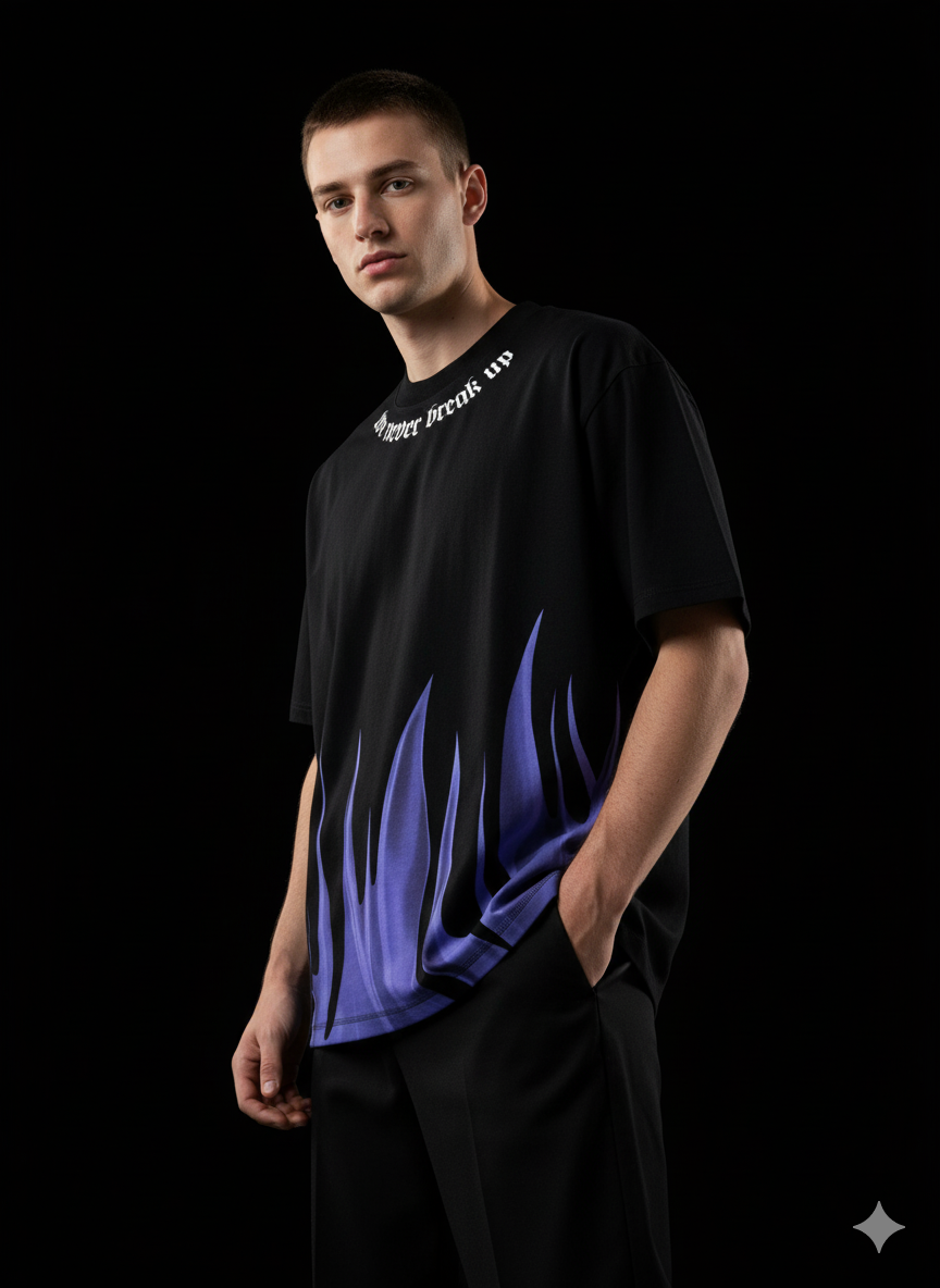 : The 'Inferno Legacy' Oversized Tee