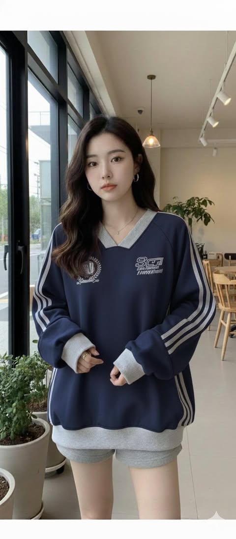 The Deep Navy Essential Crewneck Sweatshirt