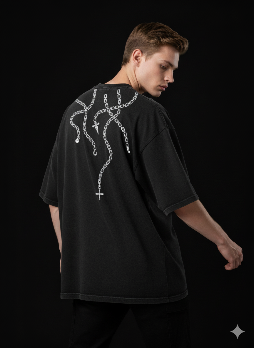 The 'Tarnished Bond' Oversized Tee