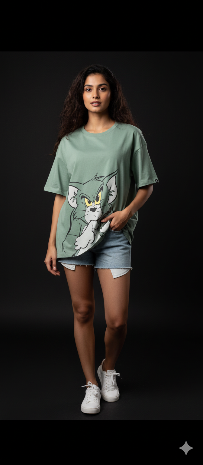 VINTAGE VERSE OVERSIZED TEE