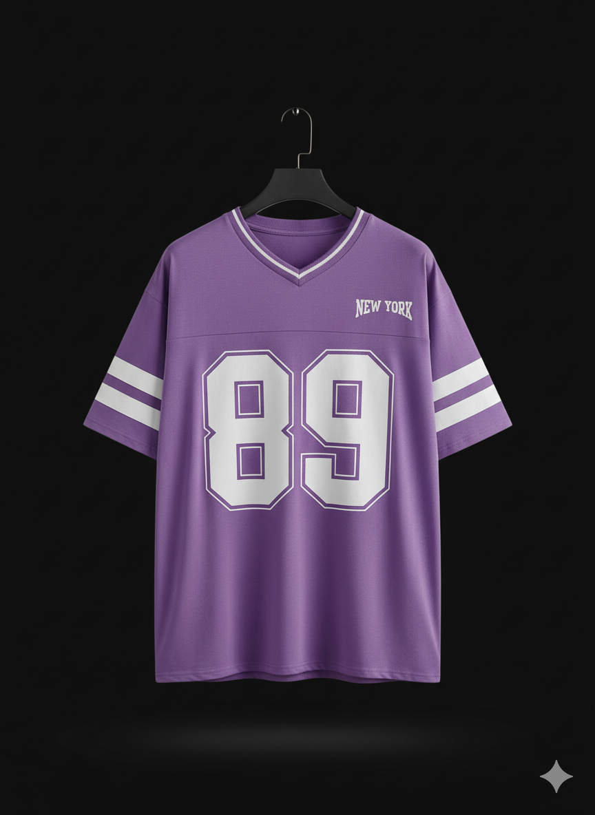 New York 89 oversized tee