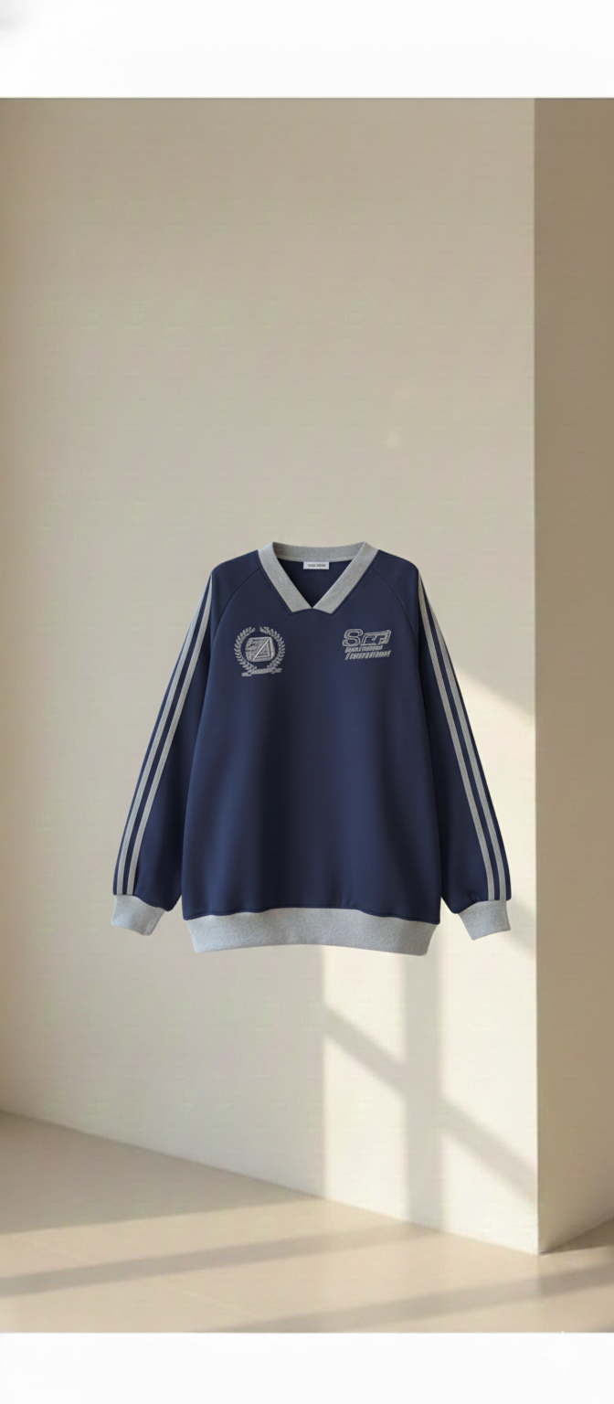 The Deep Navy Essential Crewneck Sweatshirt